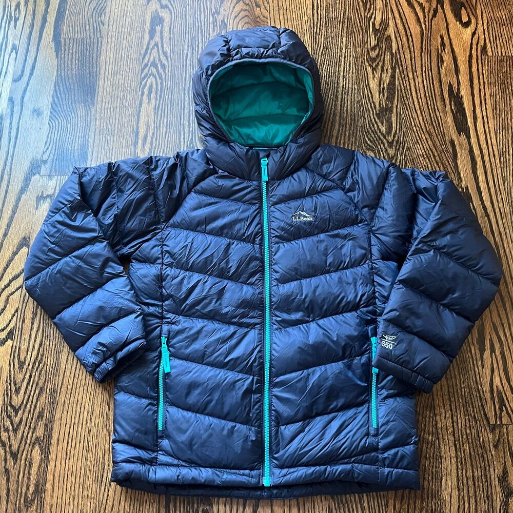 L.L Bean Kids' Ultralight 650 Down Jacket (M 10-12)